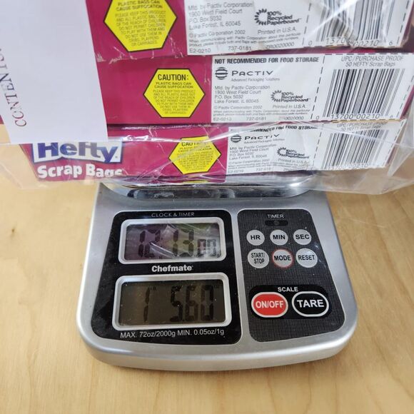 Lot of 3 Hefty Scrap Bag Boxes w/ Tear Off Ties 3 x 50 Bags New Old Stock - Picture 5 of 5